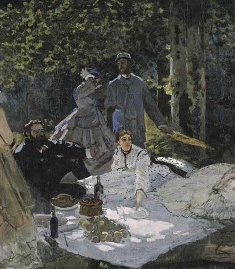 Claude Monet Le deeuner sur lherbe oil painting picture